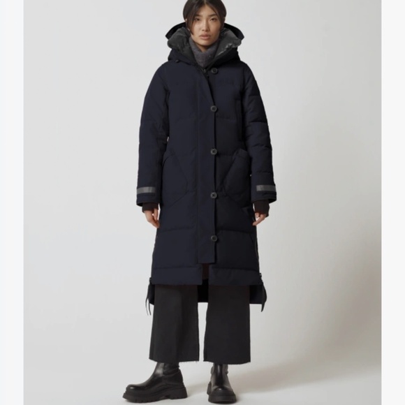 Canada Goose Aldridge Parka Black Label with removable fox fur collar - Picture 1 of 8